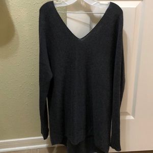 Heather grey sweater